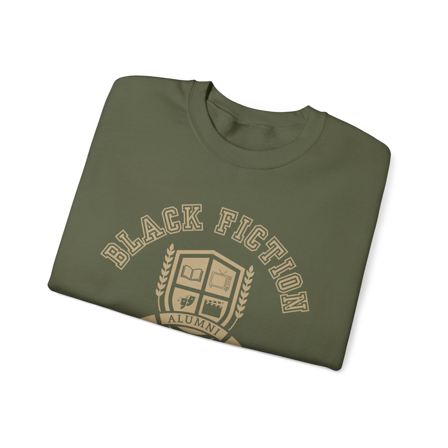 Black Fiction University Crewneck Sweatshirt