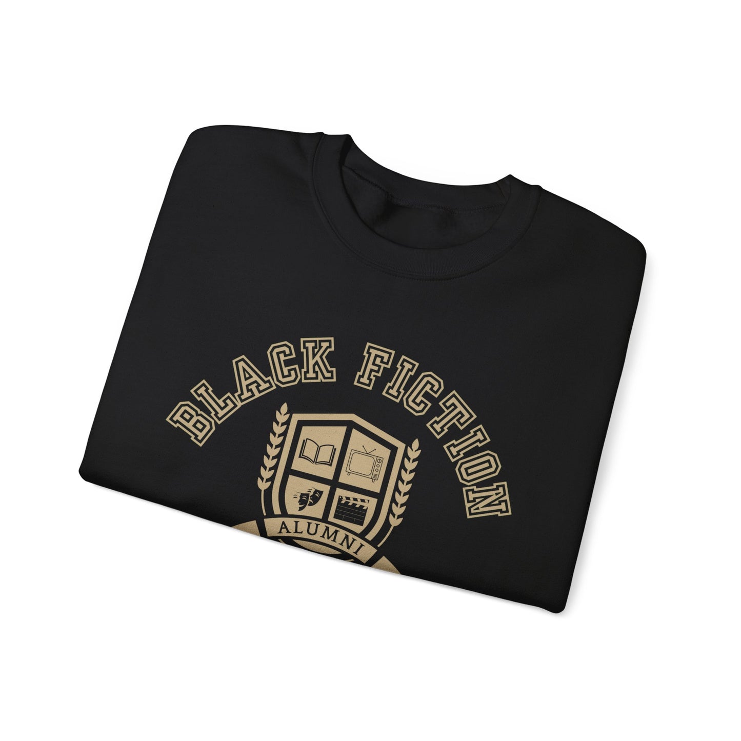 Black Fiction University Crewneck Sweatshirt