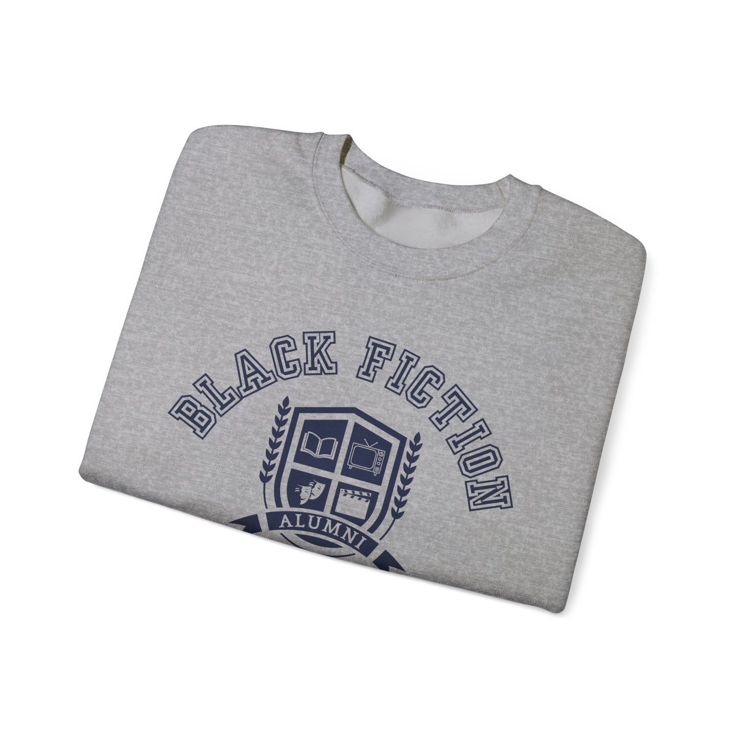 Black Fiction University Crewneck Sweatshirt