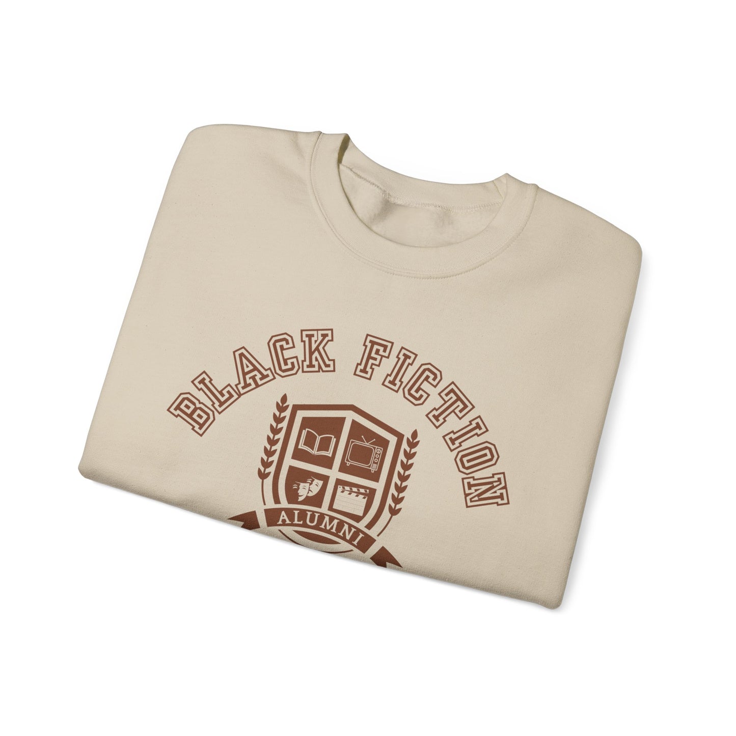 Black Fiction University Crewneck Sweatshirt
