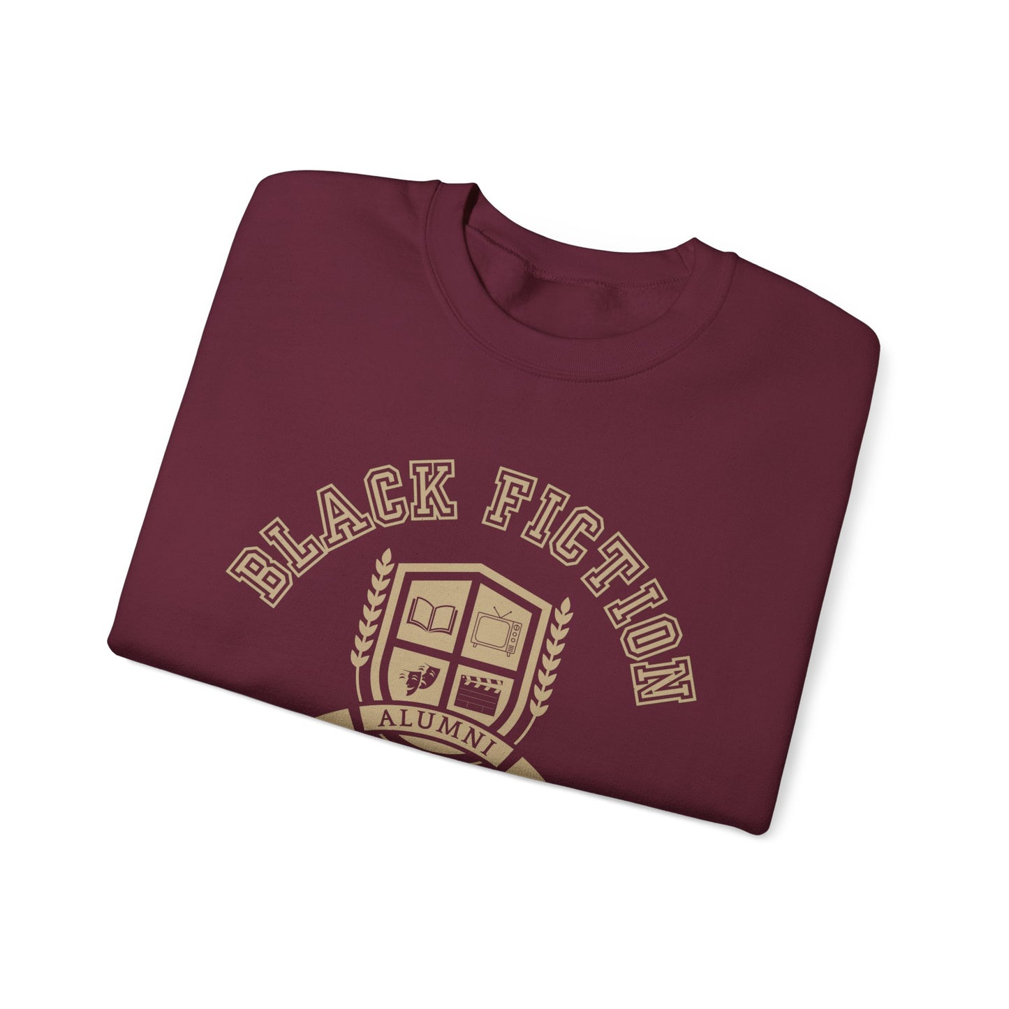 Black Fiction University Crewneck Sweatshirt